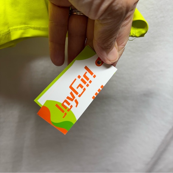 NWT JoyGirl Women's Highlighter Yellow Athletic Tennis Skort Size XL Super Cute‎ - Picture 2 of 7